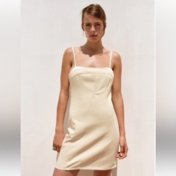 ZARA COMBINATION SHORT DRESS NWT - Picture 2 of 8